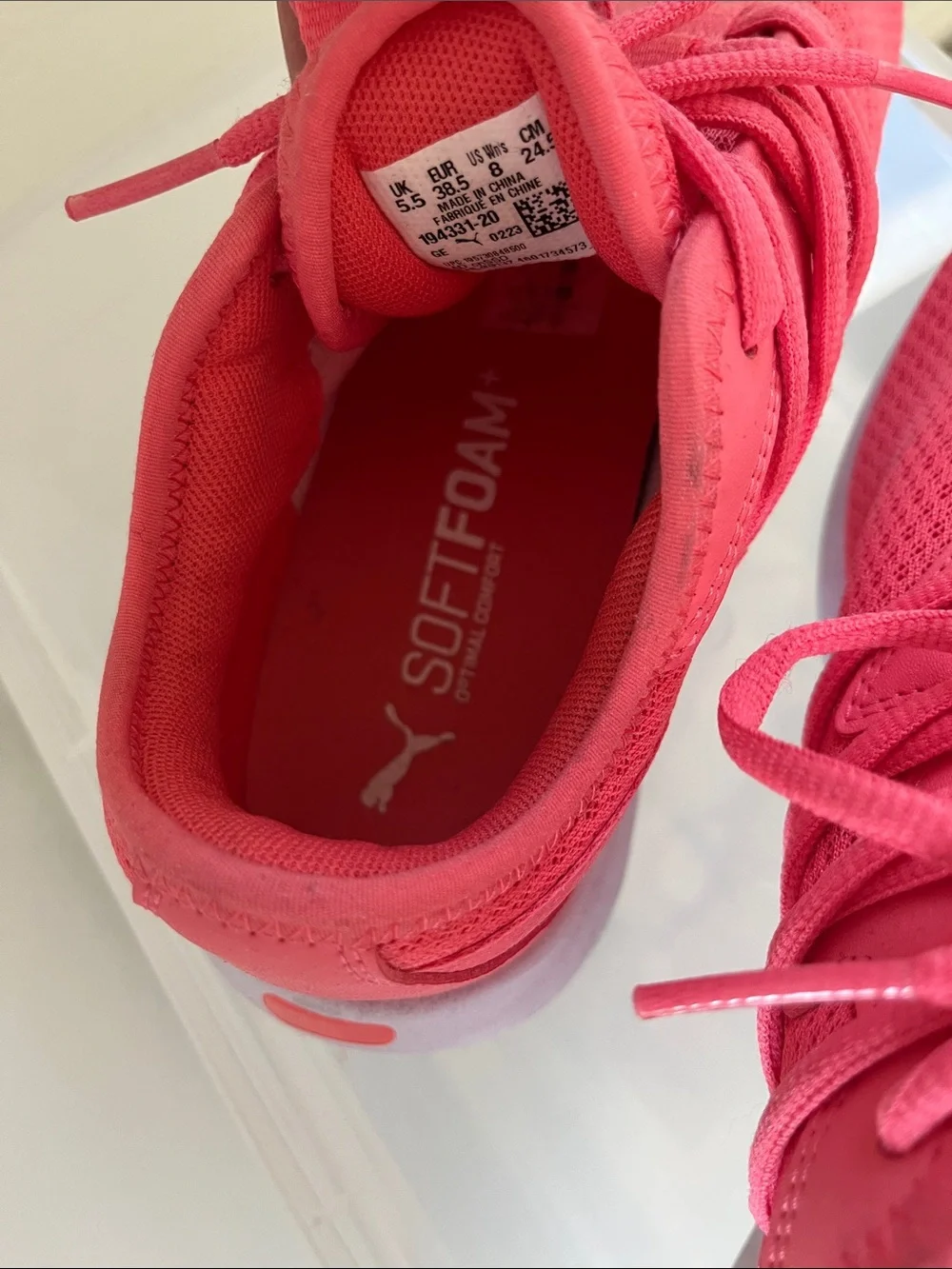 Puma Women’s Coral Pink Athletic Sneakers